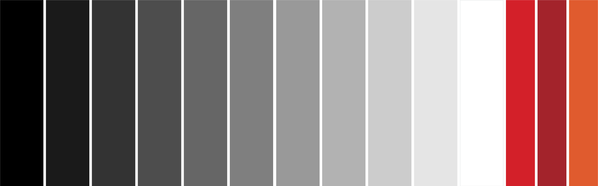 CaseIT colour palette