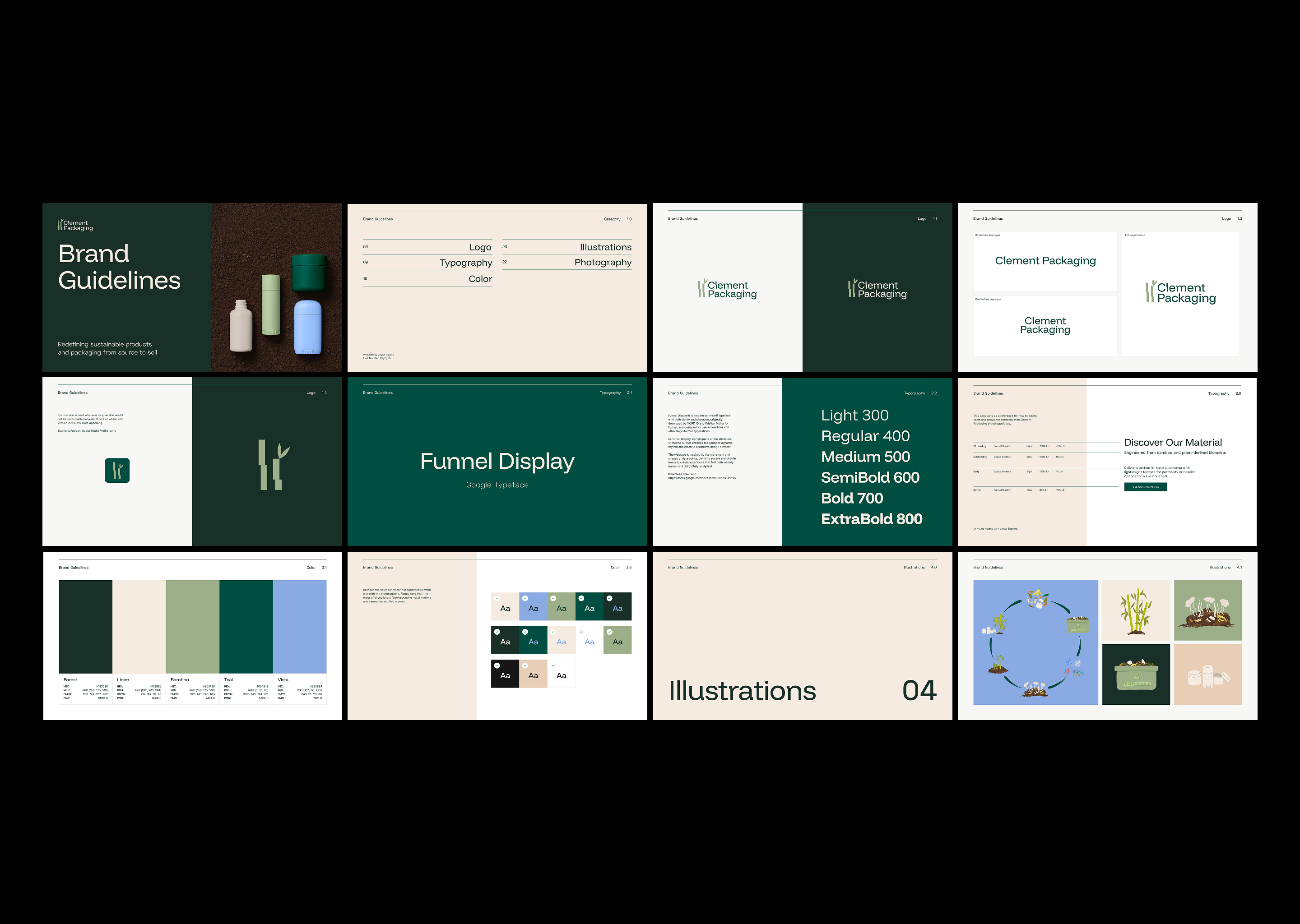 Brand Identity for Clement Packaging