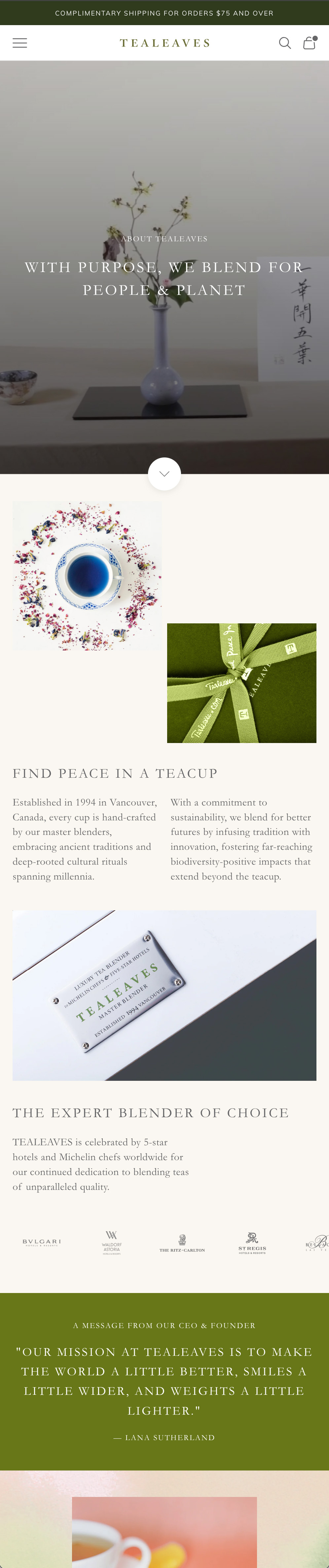 About Us Page
